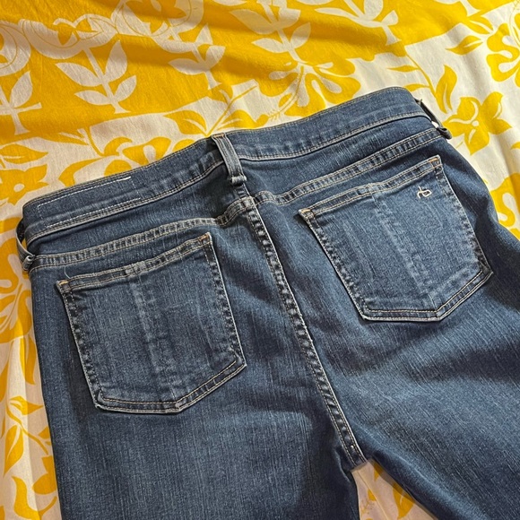👖 RAG & BONE Blue Distressed Vashon Skinny Jeans Size 29. EUC - Picture 8 of 13